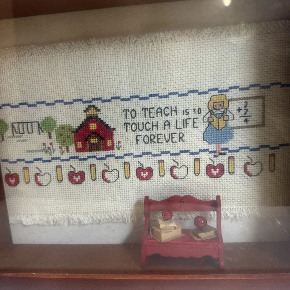 Picture Shadow Box -stitch Photo Frame For‎ A Teacher